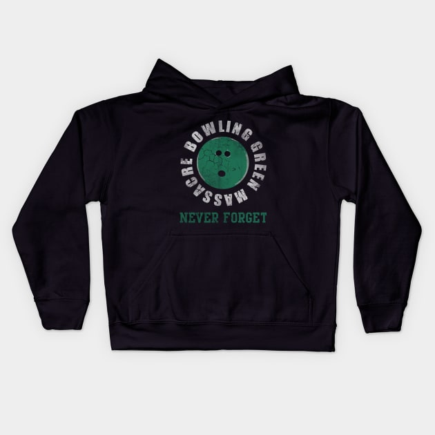 Bowling Green Massacre Never Forget Kids Hoodie by E